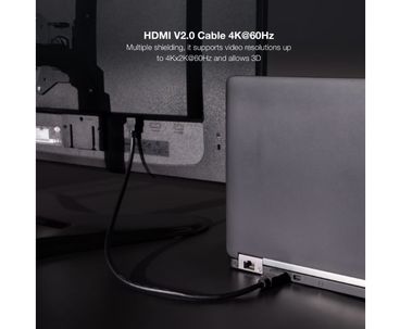 CABLE HDMI V2.0 4K 2M NEGRO NANOCABLE
