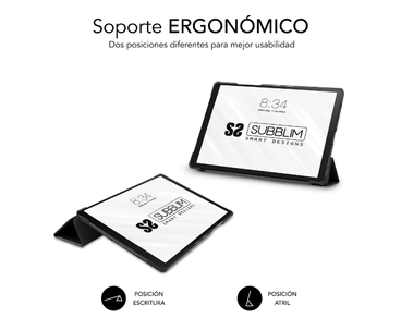 FUNDA TABLET SHOCK CASE SAMSUNG TAB A9 8.7" NEGRO SUBBLIM