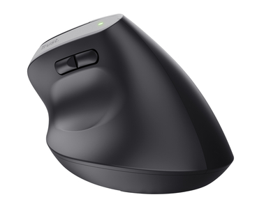 RATON OPTICO WIRELESS ERGONOMICO VERTICAL BAYO+ NEGRO TRUST