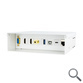 CAJA CONEXION MULTIMEDIA BLANCO NANOCABLE