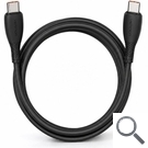 CABLE USB-C A USB-C 100W 2.0 3A 1 M NEGRO VENTION